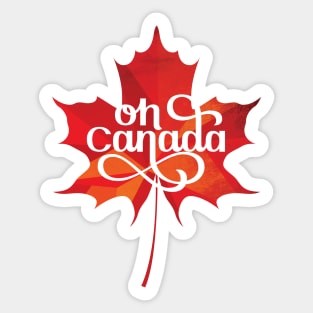 Oh Canada Sticker